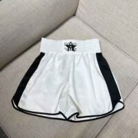 Dior Women Vibe Shorts White Technical Satin (1)