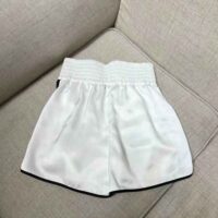 Dior Women Vibe Shorts White Technical Satin (1)