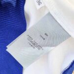 Dior Women Vibe Shorts White and Fluorescent Blue Technical Cashmere Jacquard - Image 8