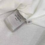 Dior Women Vibe T-shirt Ecru and Fluorescent Blue Cotton Jersey and Linen - Image 9