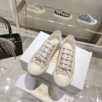 Dior Women Walk N Dior Sneaker Nude Dior Oblique Embroidered Cotton - Image 2