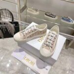 Dior Women Walk N Dior Sneaker Nude Dior Oblique Embroidered Cotton - Image 5
