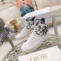 Dior Women Walk N Dior Star Sneaker Blue and White Calfskin and Technical Fabric (1)