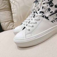 Dior Women Walk N Dior Star Sneaker Blue and White Calfskin and Technical Fabric (1)