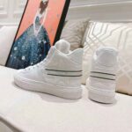 Dior Unisex Walk N Dior Star Sneaker White Dior Etoile Embossed Lambskin and Calfskin - Image 8