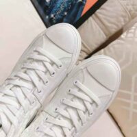 Dior Women Walk N Dior Star Sneaker White Dior Etoile Embossed Lambskin and Calfskin (1)