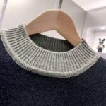 Fendi Men Black Wool Sweater with High Collar and Long Sleeves - Image 7