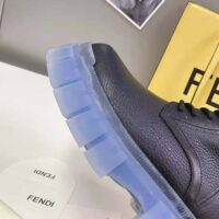 Fendi Men Force Black Leather Ankle Boots (1)