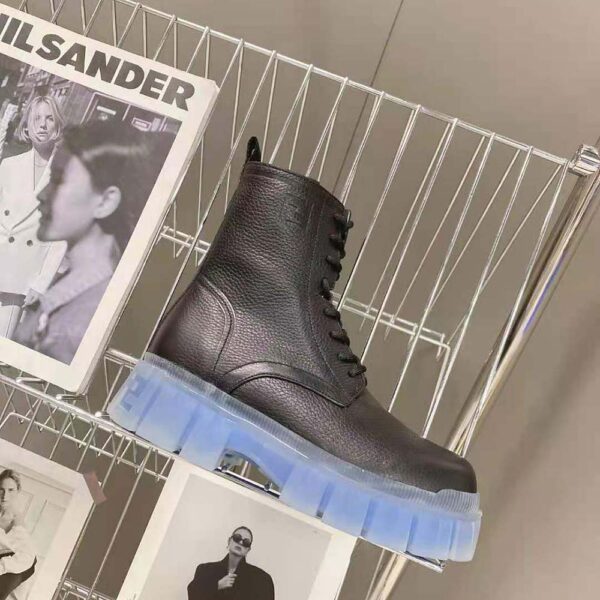 Fendi Men Force Black Leather Ankle Boots (7)