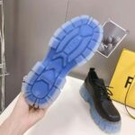 Fendi Women Force Black Leather Lace-Ups - Imagen 10