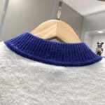 Fendi Men White Wool Sweater with High Collar and Long Sleeves - Image 7