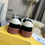 Fendi Unisex Match Low Tops in Black Suede - Bild 5