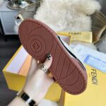 Fendi Unisex Match Low Tops in Black Suede - Bild 9