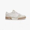 Fendi Unisex Match White Suede Low Tops