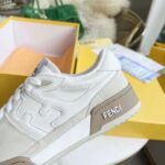Fendi Unisex Match White Suede Low Tops - Bild 9