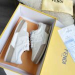 Fendi Unisex Match White Suede Low Tops - Bild 4