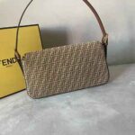 Fendi Women Baguette 1997 Beige Split Leather Bag - immagine 4