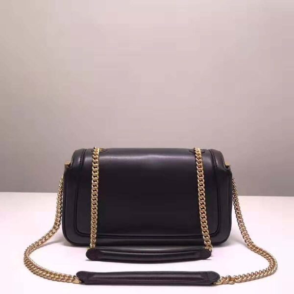 Fendi Women Baguette Chain Black Nappa Leather Bag (5)