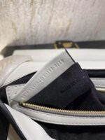 Fendi Women Baguette Chain Black and White Nappa Leather Bag - Image 10