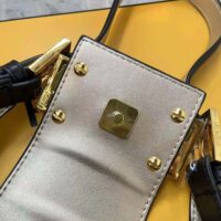 Fendi Women Cookie Black Leather Mini Bag (1)