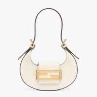 Fendi Women Cookie White Leather Mini Bag (1)