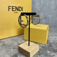 Fendi Women F Is Fendi Earrings Gold and Palladium Earrings (1)