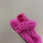 Fendi Women Feel Purple Sheepskin Sandals - Imagen 9