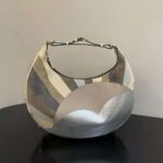 Fendi Women Fendigraphy Medium Leather Bag with Multicolor Inlay - immagine 2