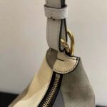 Fendi Women Fendigraphy Medium Leather Bag with Multicolor Inlay - immagine 8