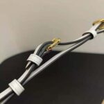 Fendi Women Fendigraphy Medium Leather Bag with Multicolor Inlay - immagine 7