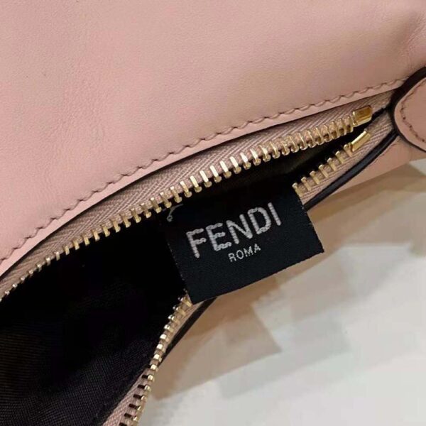 Fendi Women Fendigraphy Small Pale Pink Leather Bag (5)