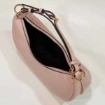 Fendi Women Fendigraphy Small Pale Pink Leather Bag - Image 6