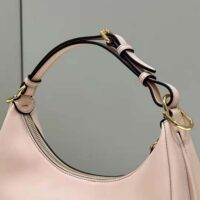 Fendi Women Fendigraphy Small Pale Pink Leather Bag (1)