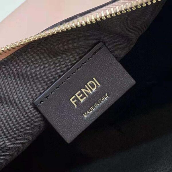 Fendi Women Fendigraphy Small Pale Pink Leather Bag (9)