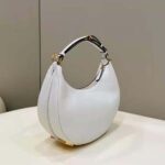 Fendi Women Fendigraphy Small White Leather Bag – Image 4