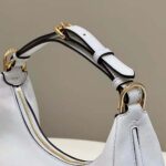 Fendi Women Fendigraphy Small White Leather Bag – Image 7
