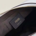 Fendi Women Fendigraphy Small White Leather Bag – Image 10