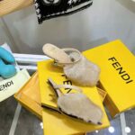 Fendi Women First Pink Mink High-Heeled Sandals – Image 8
