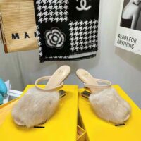 Fendi Women First Pink Mink High-Heeled Sandals (1)