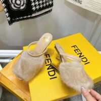 Fendi Women First Pink Mink High-Heeled Sandals (1)