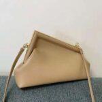 Fendi Women First Small Beige Leather Bag - immagine 3
