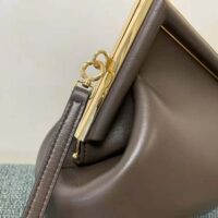 Fendi Women First Small Dark Brown Leather Bag (1)