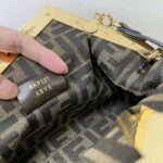 Fendi Women First Small Dark Brown Leather Bag - Image 9