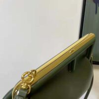 Fendi Women First Small Dark Green Leather Bag (1)