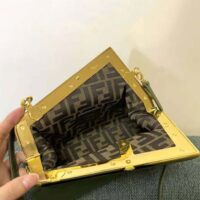 Fendi Women First Small Dark Green Leather Bag (1)