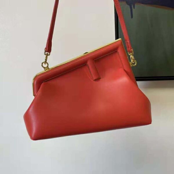 Fendi Women First Small Red Leather Bag (5)