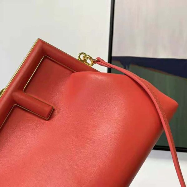 Fendi Women First Small Red Leather Bag (6)