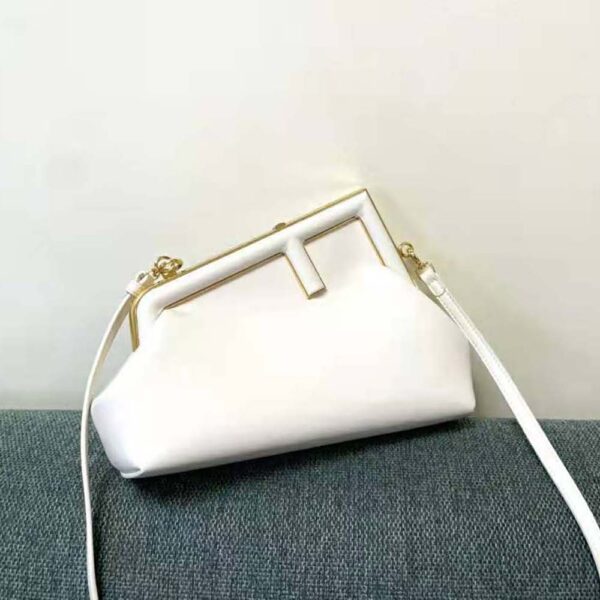 Fendi Women First Small White Leather Bag (2)