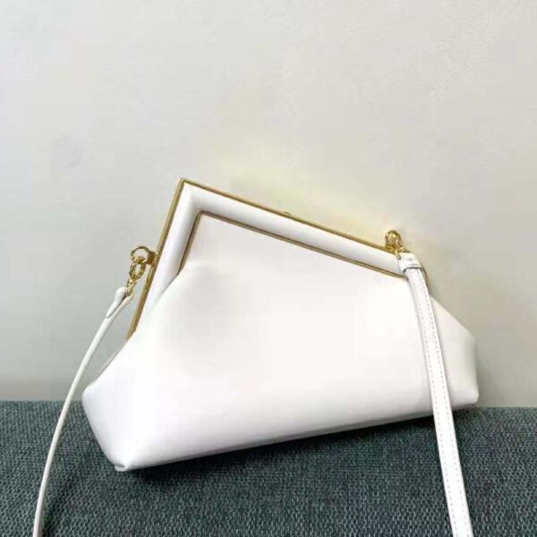 Fendi Women First Small White Leather Bag (5)