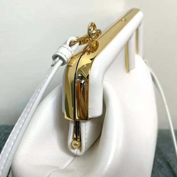 Fendi Women First Small White Leather Bag (6)